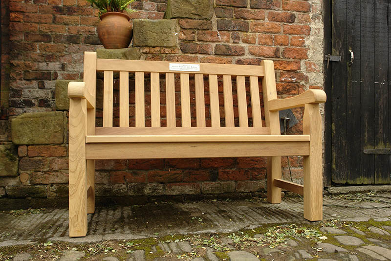 Oak Garden Benches. Hand made in the United Kingdom