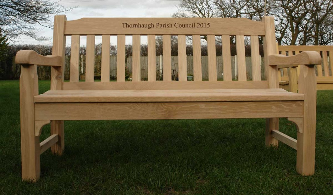 Oak Garden Benches. Hand made in the United Kingdom