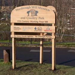 country park information sign