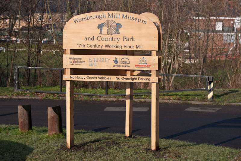 country park information sign