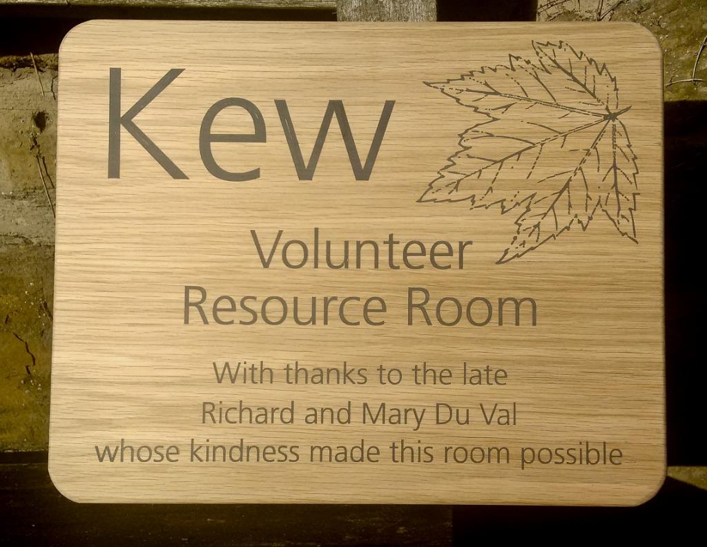 kew plaque