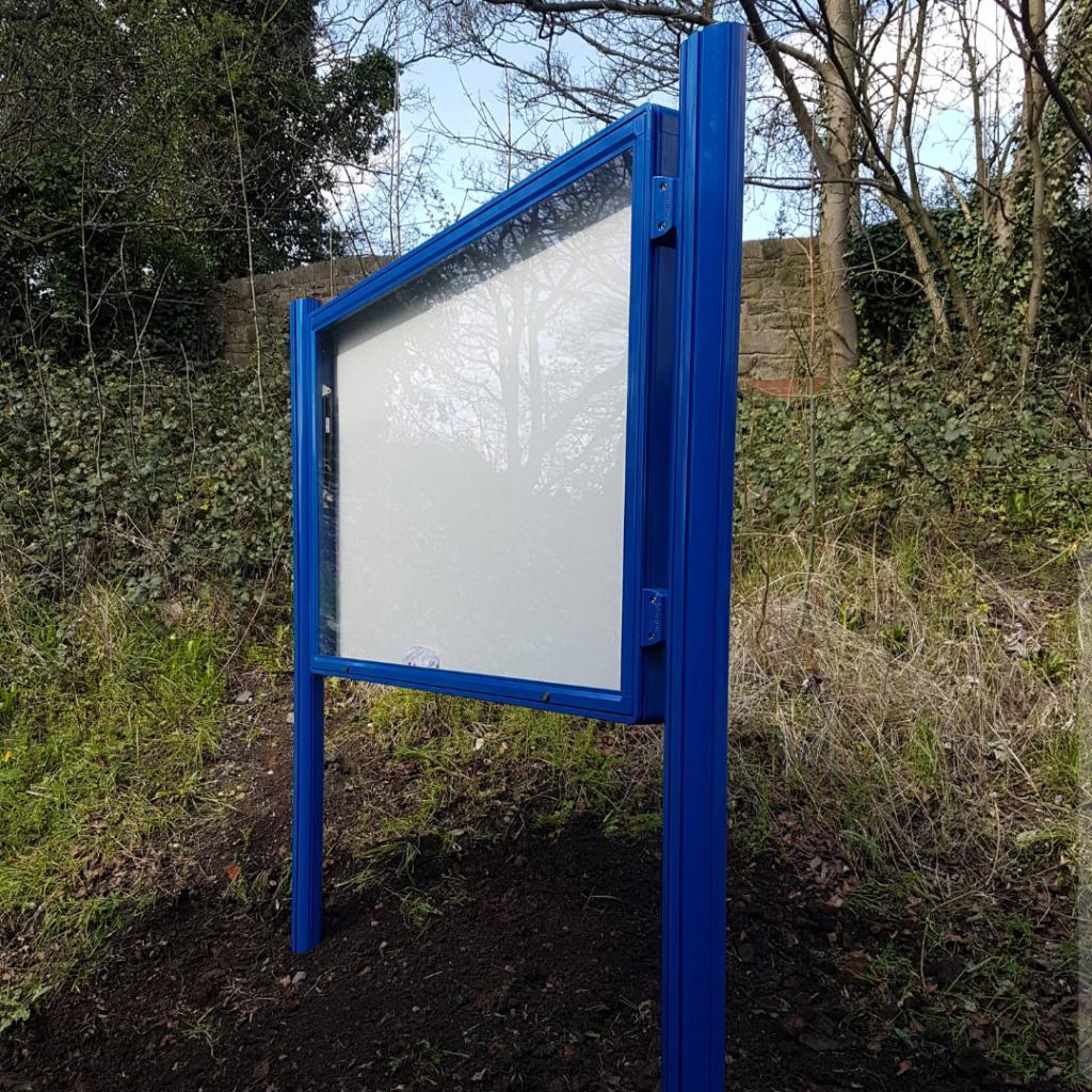 Aluminium Notice Boards from Nature Sign Design